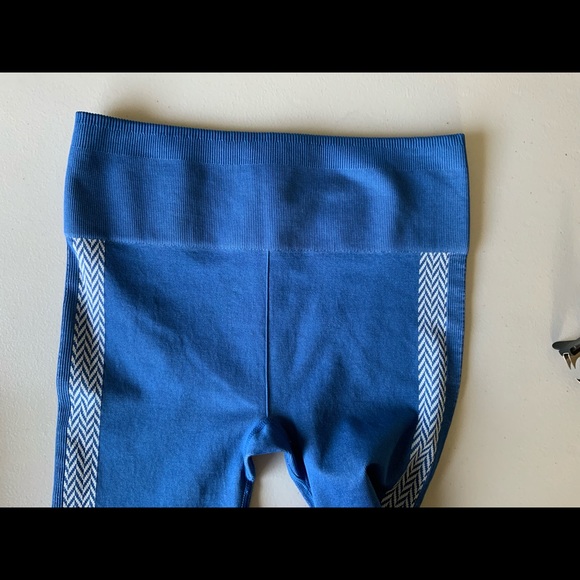 Fabletics High-Waisted Seamless Check Legging blue M UEC - Picture 9 of 11